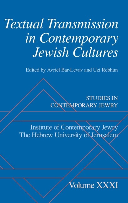 TEXT TRANSMISS IN CONT JEWISH CULT SCJ C