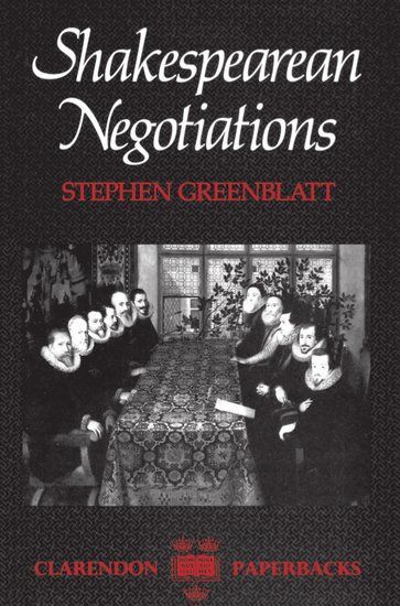 Shakespeares Negotiations