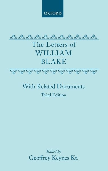 BLAKE: LETTERS 3E C