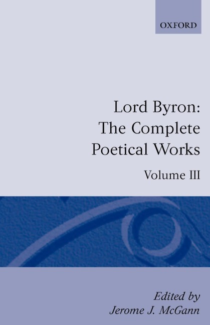 The Complete Poetical Works: Volume III