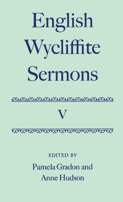 WYCLIFFITE SERMONS VOL 5 WSS C