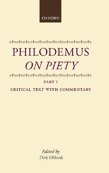 PHILODEMUS ON PIETY PART 1 PTS: C C
