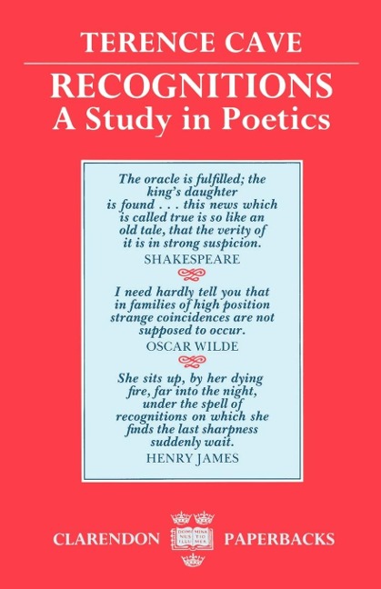 Recognitions a Study in Poetics