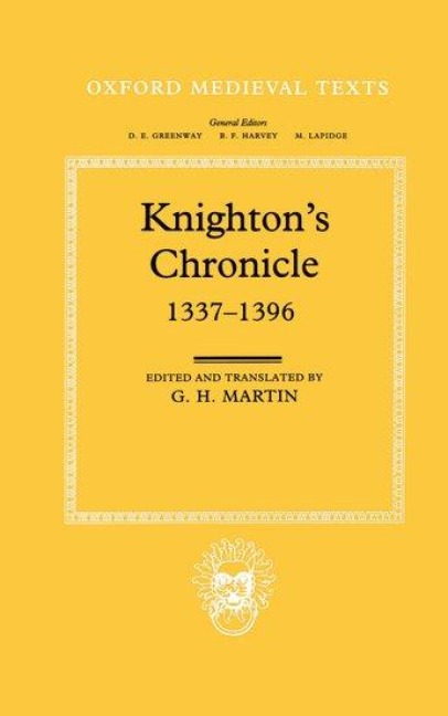 Knightons Chronicle 1337-1396