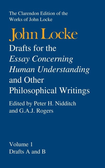 LOCKE: DRAFTS HUMAN UNDERST VOL1 CWJLW C