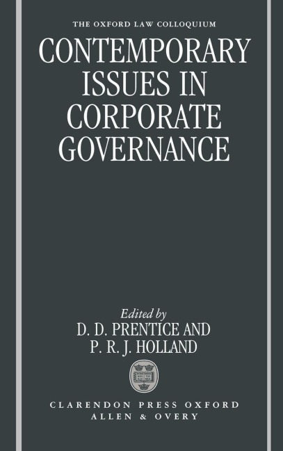 Contemporary Issues in Corporate Governance
