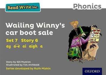 Read Write Inc. Phonics: Wailing Winnys Car Boot Sale (Grey Set 7 Storybook 6)