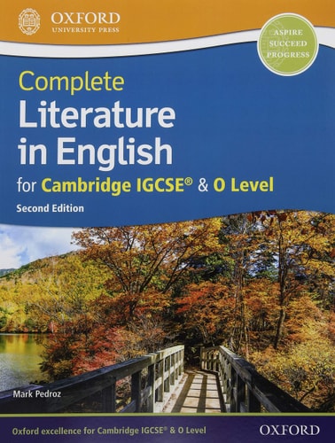 Complete Literature in English for Cambridge IGCSE and O Level Print and Online Student Book Pack