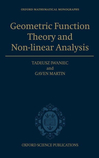 Geometric Function Theory and Non-Linear Analysis