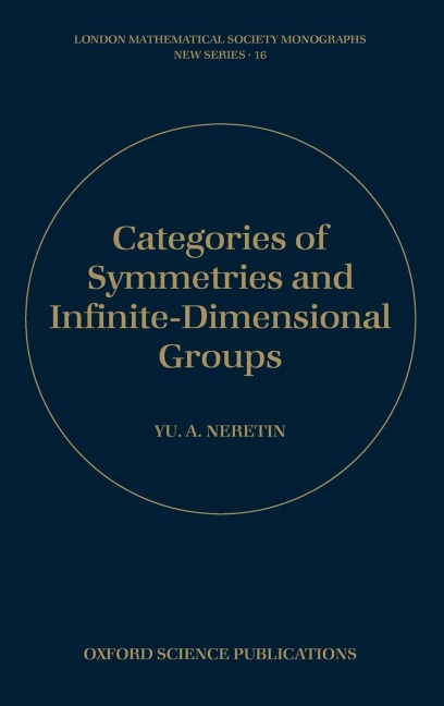 Categories of Symmetries and Infinite-Dimensional Groups