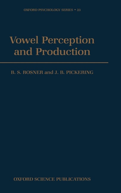 Vowel Perception and Production