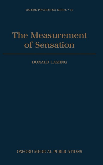The Measurement of Sensation