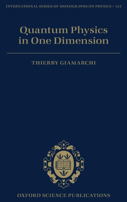 QUANTUM PHYS ONE DIMENS ISMP 121 C