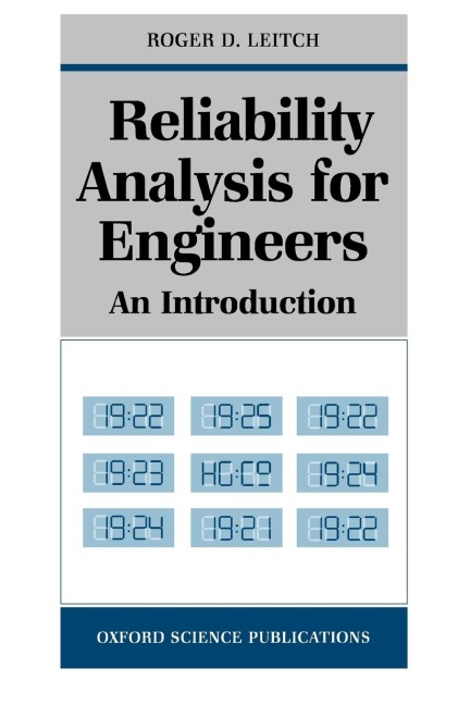 Reliability Analysis for Engineers: An Introduction