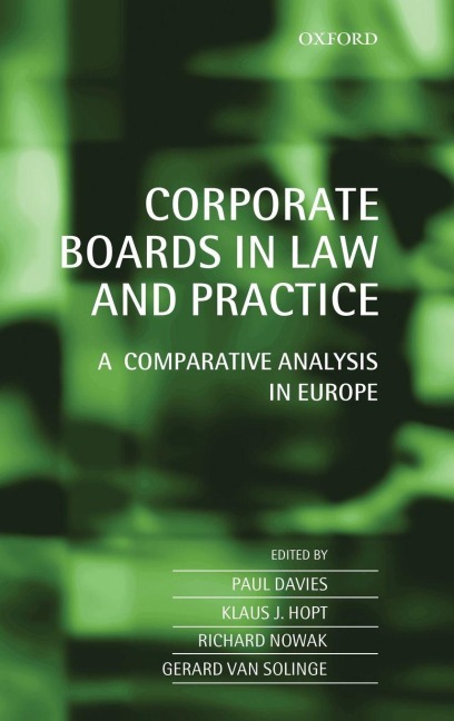 CORPORATE BOARDS LAW PRAC: COMP ANALYS C