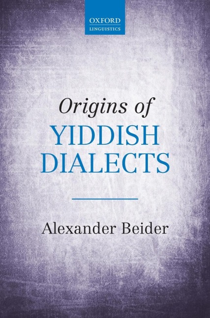 ORIGINS OF YIDDISH DIALECTS C