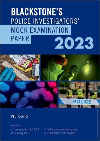 Blackstones Police Investigators Mock Exam 2023