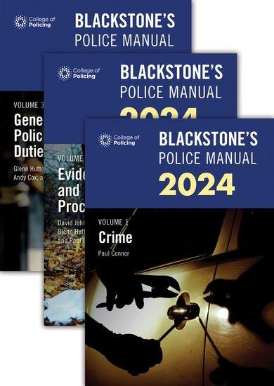 Blackstones Police Manuals Three Volume Set 2024
