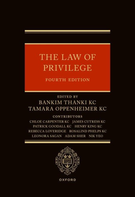 The Law of Privilege