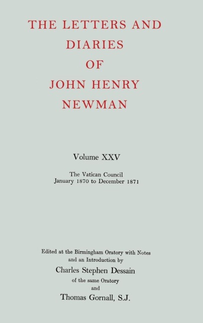 NLD 25: NEWMAN:LETTERS & DIARIES NLD 25 C