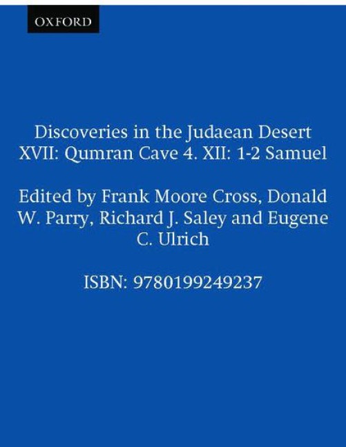 Qumran Cave 4: XII: 1-2 Samuel