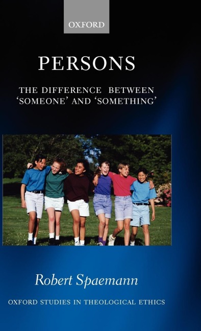 Persons: The Difference Between Someone and Something