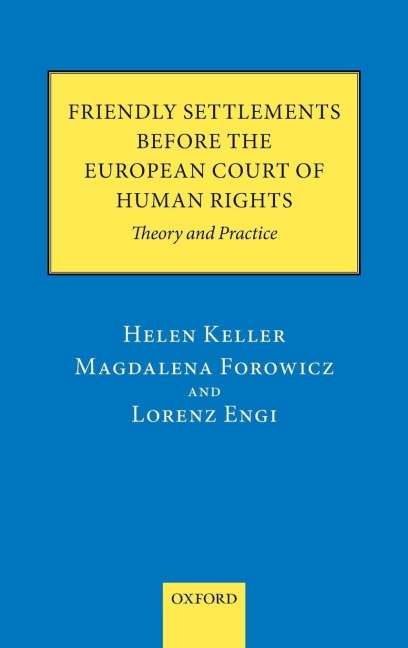 FRIENDLY SETTLEMENTS BEFORE ECHR C