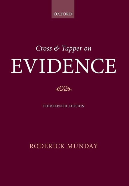Cross & Tapper on Evidence