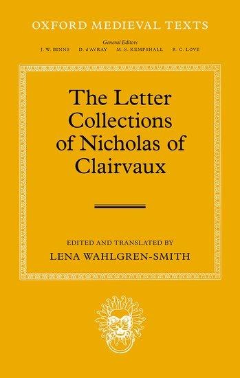 Letter Collections of Nicholas of Clairvaux