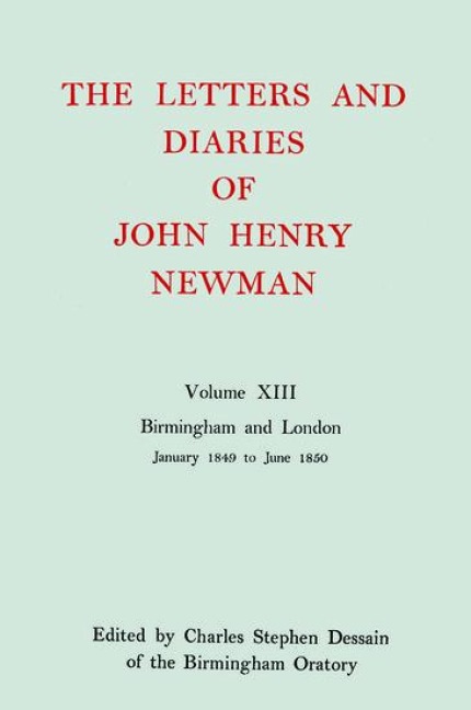 NLD 13: NEWMAN:LETTERS & DIARIES NLD 13 C