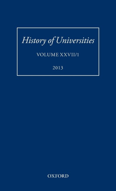 HISTORY OF UNIVERSITIES VOL 27/1 HOU C