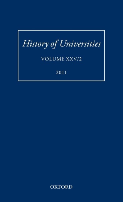 History of Universities: Volume XXV/2