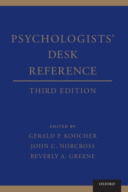 Psychologists Desk Reference Third Edition