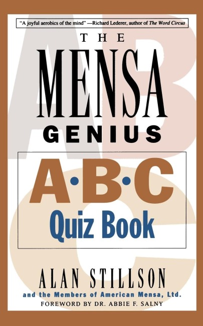 Mensa Genius A-B-C Quiz Book