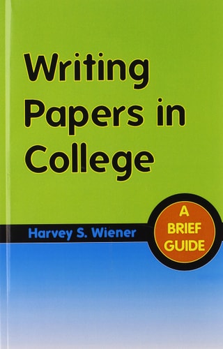 Writing Papers in College A Brief Guide