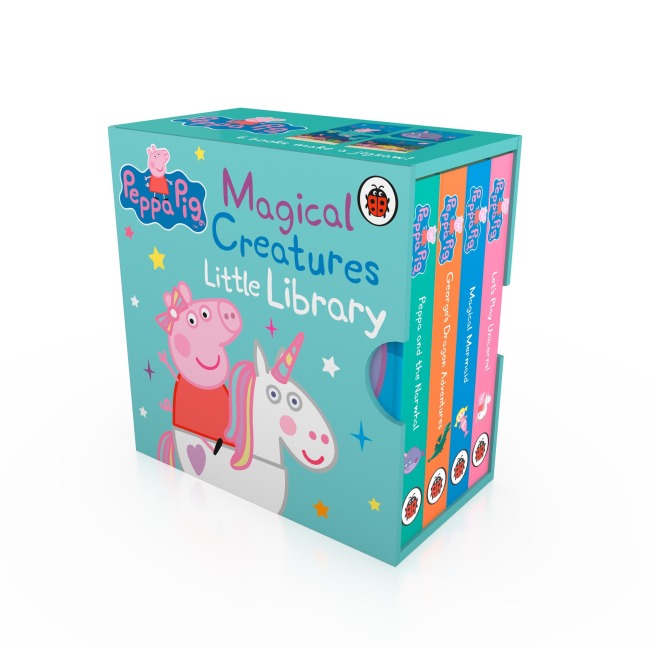 Peppa's Magical Creatures Little Library: 4 books make a jigsaw!
