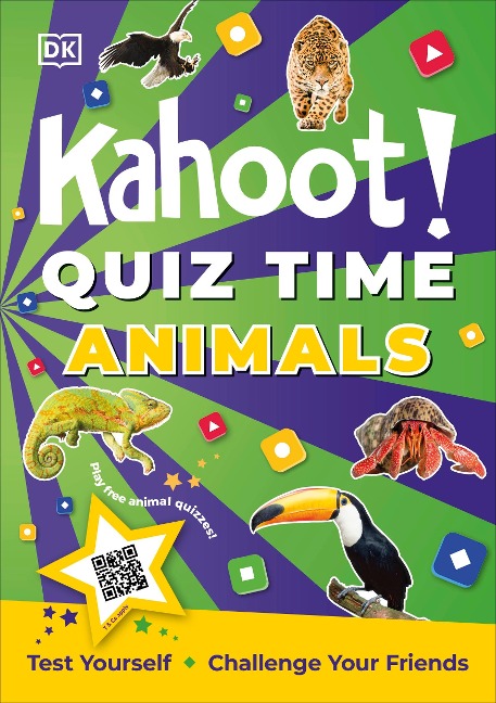 Kahoot! Quiz Time Animals: 250 Trivia Questions (with QR Codes Inside for 150 Interactive Bonus Questions) - Educational Kids Quiz Book