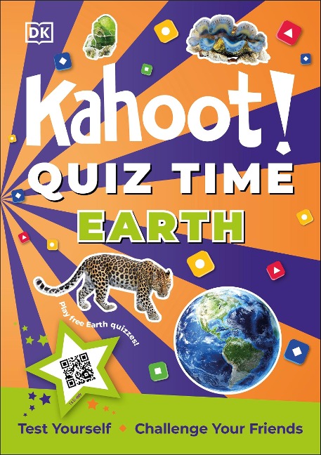 Kahoot! Quiz Time Earth: 250 Trivia Questions (with QR Codes Inside for 150 Interactive Bonus Questions) - Educational Kids Quiz Book