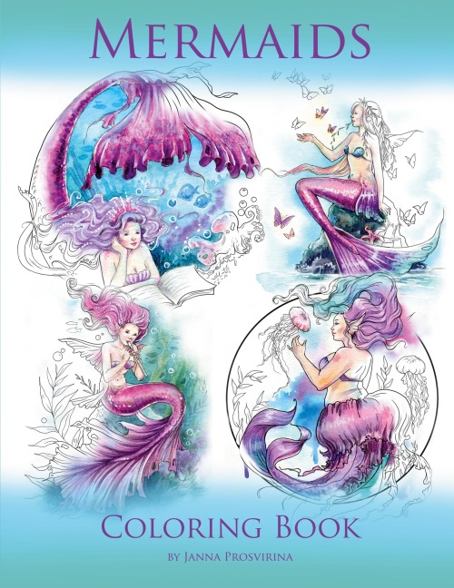 Mermaids: Coloring Book