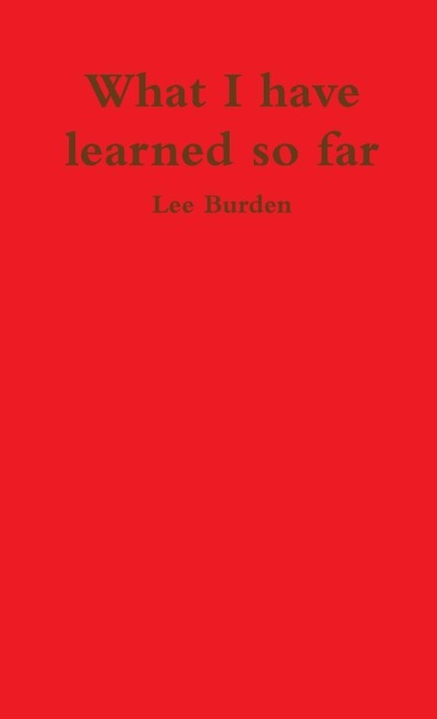 What I have learned so far