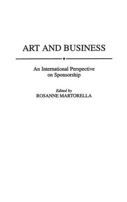 Art and Business: An International Perspective on Sponsorship
