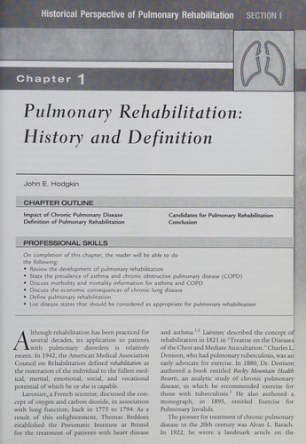 Pulmonary Rehabilitation Guidelines to Success