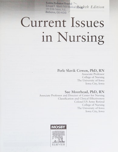 Current Issues In Nursing (Current Issues in Nursing (McCloskey))