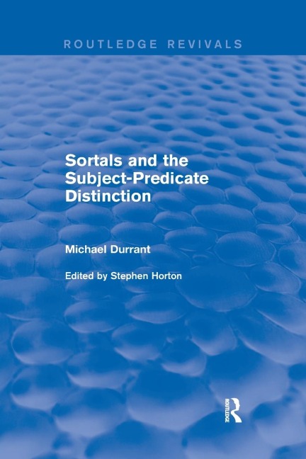Sortals and the Subject-predicate Distinction (2001)