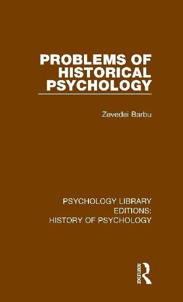 Problems of Historical Psychology