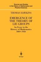 Emergence of the Theory of Lie Groups: An Essay in the History of Mathematics 1869-1926