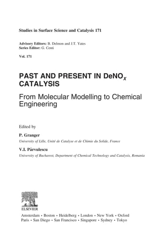 Past and Present in DeNOx Catalysis: From Molecular Modelling to Chemical Engineering