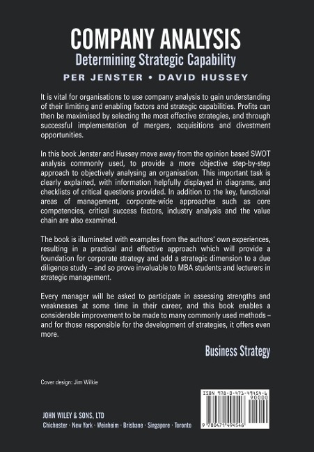 Company Analysis: Determining Strategic Capability