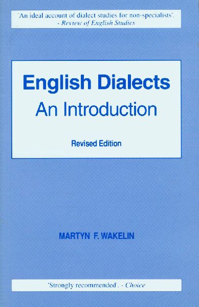 English Dialects an Introduction: An Introduction
