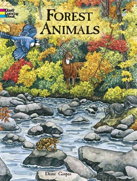 Forest Animals Coloring Book